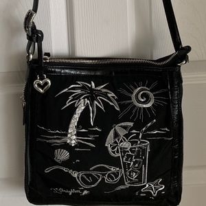 BRIGHTON CROSS BODY WITH BEACH SCENE